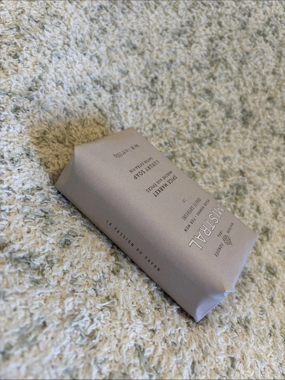 Mistral Scented Spice Market Luxury Soap  for Men NWT large 7 oz Bar France